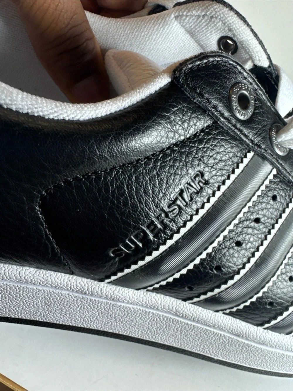 Adidas Superstar 2 Black Matte Silver White Size 12 Men’s Sneakers